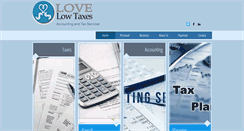 Desktop Screenshot of lovelowtaxes.com
